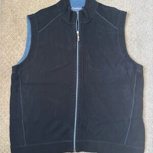 Tommy Bahama Black and Blue Vest